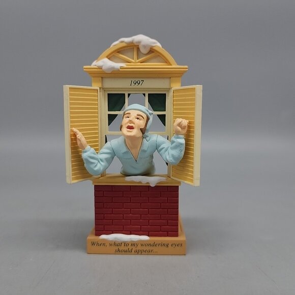 Hallmark Keepsake AWAY TO THE WINDOW 1997 Membership Ornament Collector's Club - Picture 1 of 4